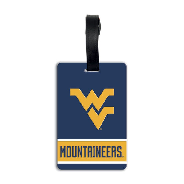 West Virginia Mountaineers PVC Bag Tag