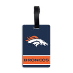 Denver Broncos PVC Bag Tag