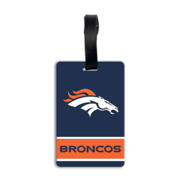 Denver Broncos PVC Bag Tag