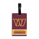 Washington Commanders PVC Bag Tag