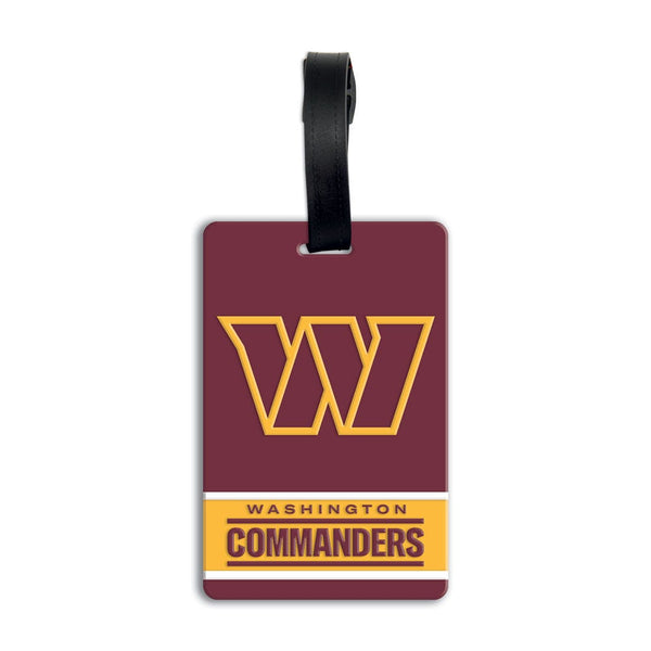 Washington Commanders PVC Bag Tag