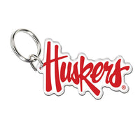 Wholesale-Nebraska Cornhuskers Premium Acrylic Key Ring