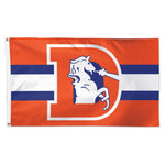 Denver Broncos / Classic Logo Retro D Flag - Deluxe 3' X 5'