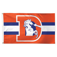 Denver Broncos / Classic Logo Retro D Flag - Deluxe 3' X 5'