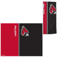 Wholesale-Ball State Cardinals Vertical Split Fan Wraps