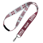 Mississippi State Bulldogs Lanyards w/Breakaway 1"