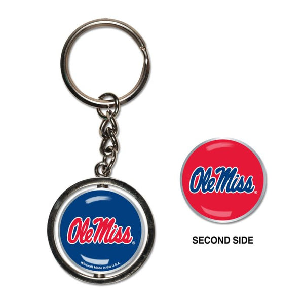 Wholesale-Ole Miss Rebels Spinner Key Ring