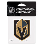 Vegas Golden Knights Perfect Cut Color Decal 4" x 4"
