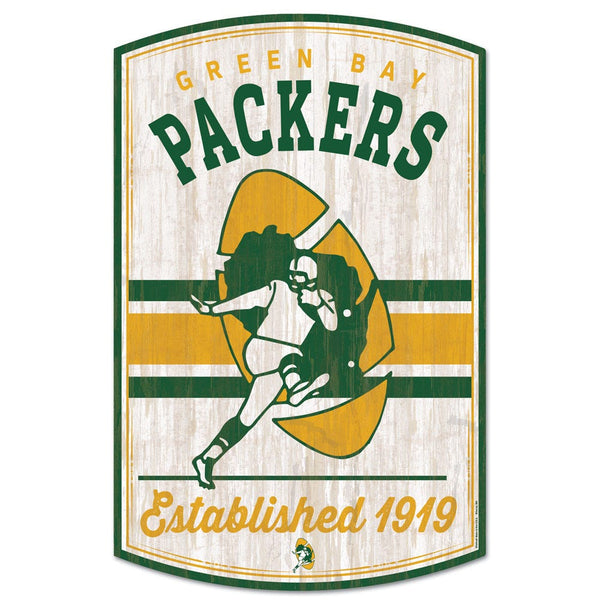 Green Bay Packers Wood Sign 11" x 17" 1/4" thick