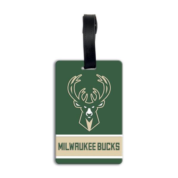 Milwaukee Bucks PVC Bag Tag