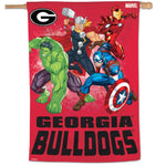 Wholesale-Georgia Bulldogs / Marvel (C) 2021 Marvel Vertical Flag 28" x 40"