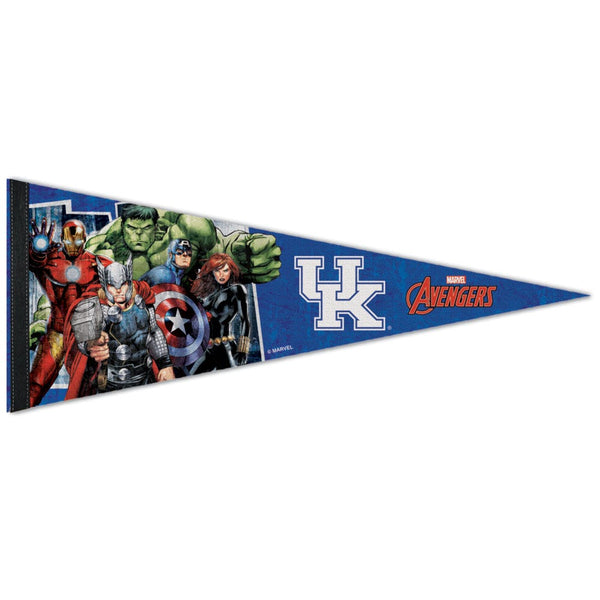 Kentucky Wildcats / Marvel (c) 2021 MARVEL Premium Pennant 12" x 30"