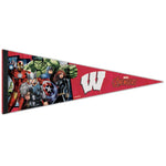 Wholesale-Wisconsin Badgers / Marvel (c) 2021 MARVEL Premium Pennant 12" x 30"