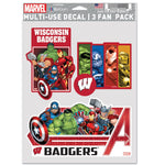 Wisconsin Badgers / Marvel (c) 2021 MARVEL Multi Use 3 Fan Pack