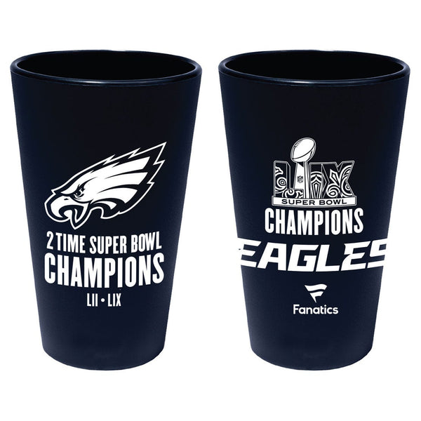 Super Bowl Champions Philadelphia Eagles 16 oz Silicone Pint Glass