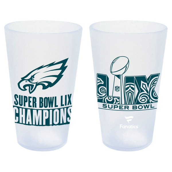 Super Bowl Champions Philadelphia Eagles 16 oz Silicone Pint Glass