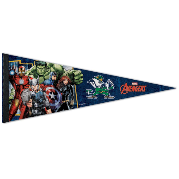 Notre Dame Fighting Irish / Marvel (C) 2021 Marvel Premium Pennant 12" x 30"