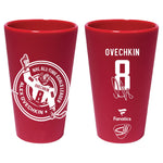 Washington Capitals 16 oz Silicone Pint Glass Alex Ovechkin