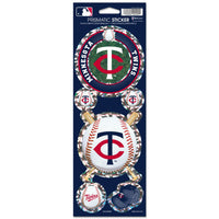 Minnesota Twins Prismatic Decal 4" x 11"