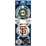 San Francisco Giants Prismatic Decal 4" x 11"
