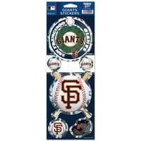 San Francisco Giants Prismatic Decal 4" x 11"