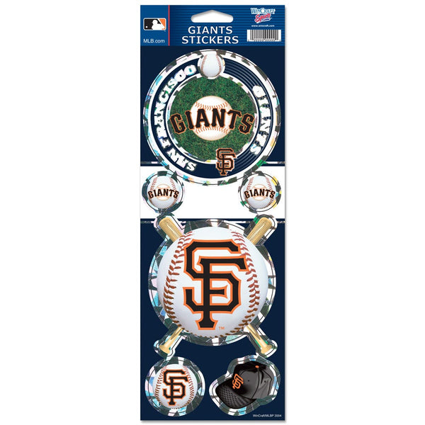 San Francisco Giants Prismatic Decal 4" x 11"