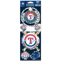 Texas Rangers Prismatic Decal 4" x 11"