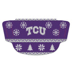 Wholesale-TCU Horned Frogs / Ugly Sweater Ugly Sweater Fan Mask Face Covers