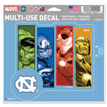 North Carolina Tar Heels / Marvel (c) 2021 MARVEL Multi-Use Decal - cut to logo 5" x 6"