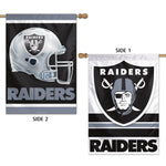 Las Vegas Raiders Vertical Flag 2 Sided 28" x 40"