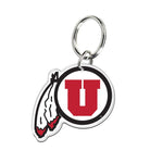 Wholesale-Utah Utes Premium Acrylic Key Ring