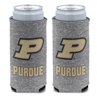 Purdue Boilermakers HEATHERED 12 oz Slim Can Cooler
