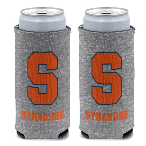 Wholesale-Syracuse Orange HEATHERED 12 oz Slim Can Cooler