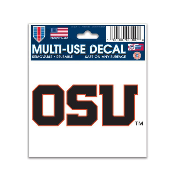 Wholesale-Oregon State Beavers Multi-Use Decal 3" x 4"