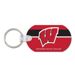 Wholesale-Wisconsin Badgers Metal Key Ring - Aluminum