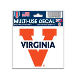 Wholesale-Virginia Cavaliers Multi-Use Decal 3" x 4"