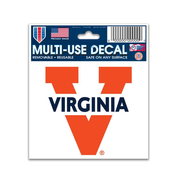 Wholesale-Virginia Cavaliers Multi-Use Decal 3" x 4"