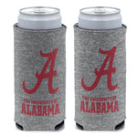 Alabama Crimson Tide Heathered 12 oz Slim Can Cooler