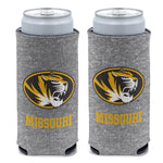 Missouri Tigers Heathered 12 oz Slim Can Cooler