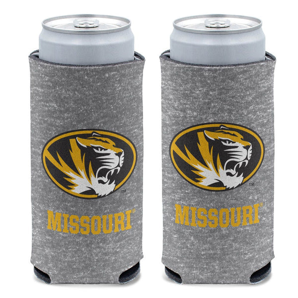 Missouri Tigers Heathered 12 oz Slim Can Cooler