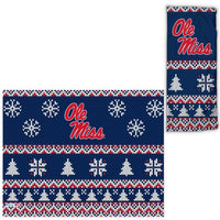 Wholesale-Ole Miss Rebels / Ugly Sweater Ugly Sweater Fan Wraps