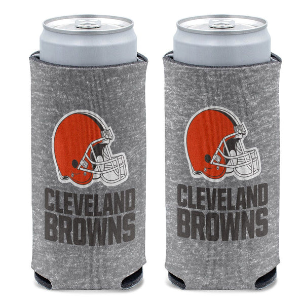 Cleveland Browns HEATHERED 12 oz Slim Can Cooler