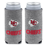 Kansas City Chiefs Heather 12 oz Slim Can Cooler