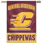 Wholesale-Central Michigan Chippewas Vertical Flag 28" x 40"