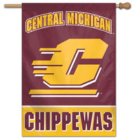 Wholesale-Central Michigan Chippewas Vertical Flag 28" x 40"