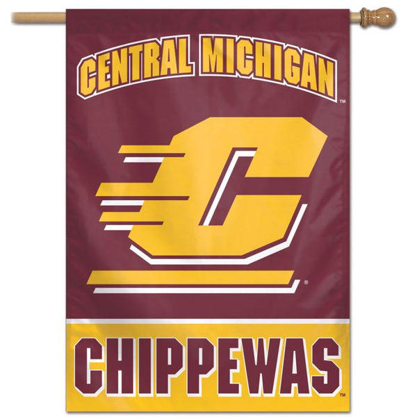 Wholesale-Central Michigan Chippewas Vertical Flag 28" x 40"