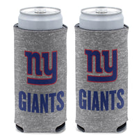 New York Giants Heather 12 oz Slim Can Cooler