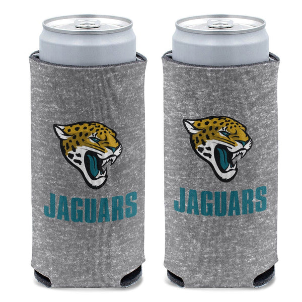 Jacksonville Jaguars Heather 12 oz Slim Can Cooler