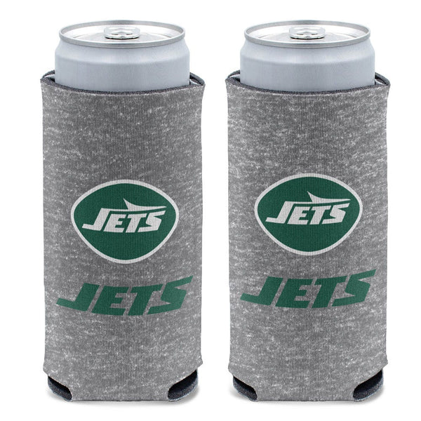 New York Jets HEATHER 12 oz Slim Can Cooler