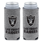 Las Vegas Raiders Heather 12 oz Slim Can Cooler